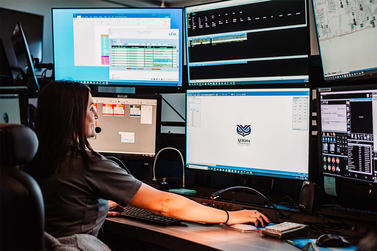 Dispatch using Athena Computer-Aided Dispatch Software